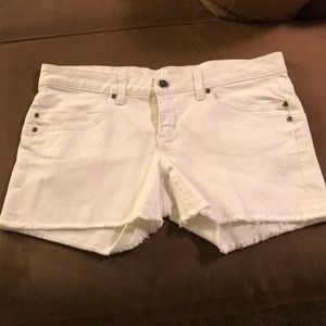 *FINAL LISTING* Bebe size 30 white shorts